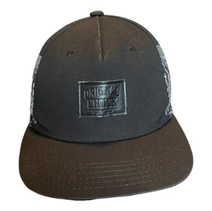 Men’s Hat Original Chuck Snapback Flat Bill Style‎ Cap Hat Leather Label